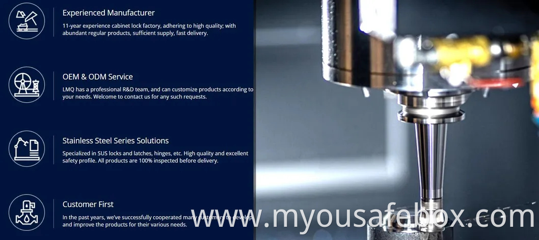 High Security Industrial Safe Electronic Cylinder T-Handle Compression Latch Cabinet Door Quarter Turn Cam Lock with Key for Electrical Cabinet/Enclosure